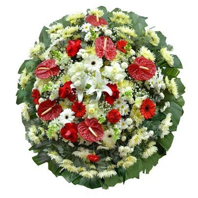 Coroa de Flores Cerimonial Pacaembu( Tam. Grande ) Homenagem