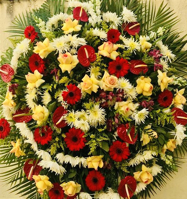 Coroa de Flores Grande Velório Ossel Homenagem