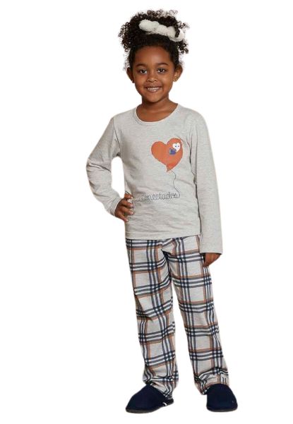 Pijama Infantil Feminino Conectados - Do 04 ao 16