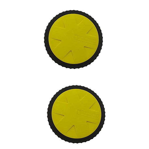 Kit Com Duas Rodas Karcher K3.98 150mm Com Calota Amarela