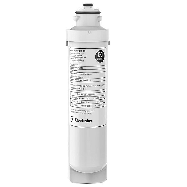 Vela Refil Acqua Clean Do Filtro Purificador De Àgua Electrolux PA21G PA26G PA31G