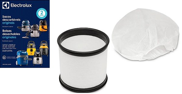 Kit Saco Aspirador Electrolux Filtros A10 AQP10 AQP20 GT200 FLEX FLEXN AWD01