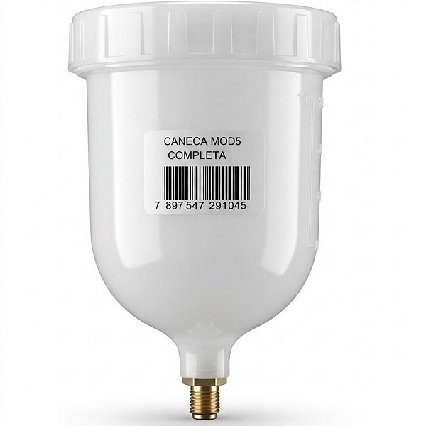 Caneca Copo Arprex Da Pistola De Pintura Modelo 5 Modelo 5X 200ml Com Coador