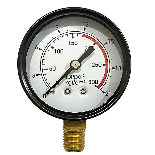 Manômetro 300 Libras De Compressor