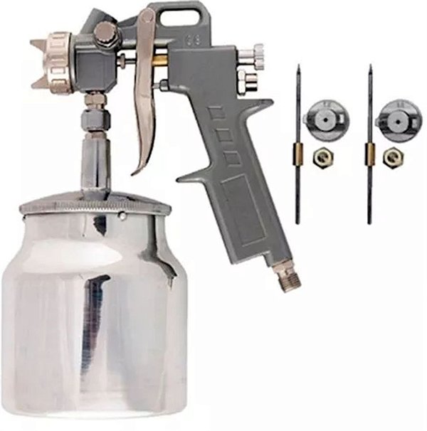 Pistola De Pintura tipo sucção caneca de aluminio