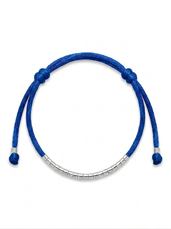 Pulseira Rabo de Rato Canutilho P Ródio Branco