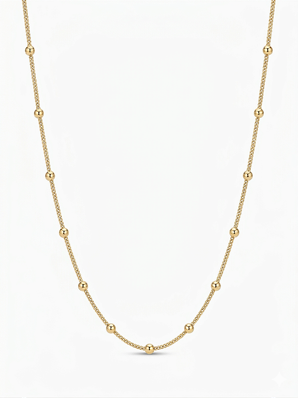 Colar de Veneziana Bolinhas