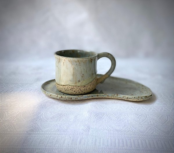 Conjunto Caneca + Pires Primavera