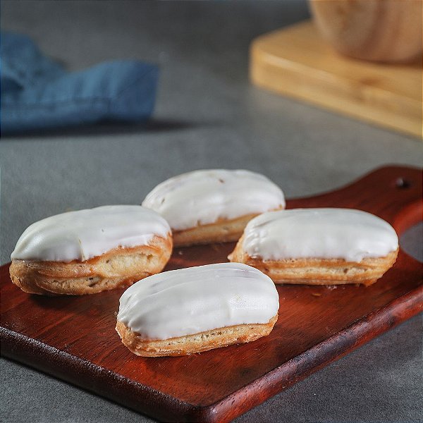 Éclair Mini de Doce de Leite - 4 unidades