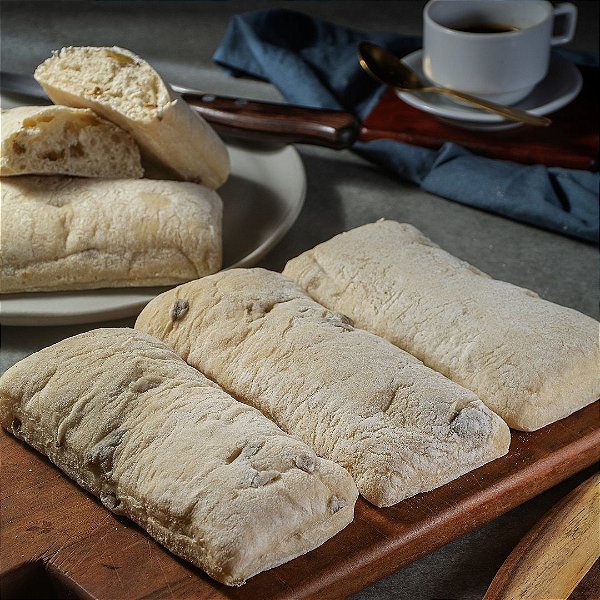 Ciabatta com Azeitona 100g - 2 unidades