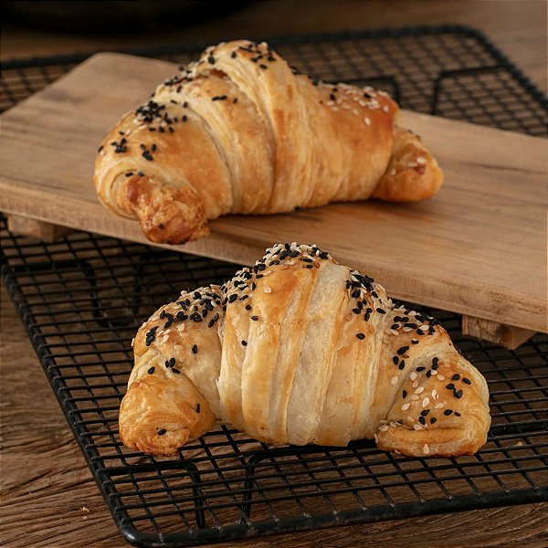 Croissant de Queijo Mussarela com Presunto 115g - 4 unidades