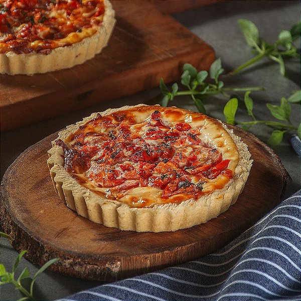 Quiche de Tomate Fresco com Manjericão 160g - 4 unidades