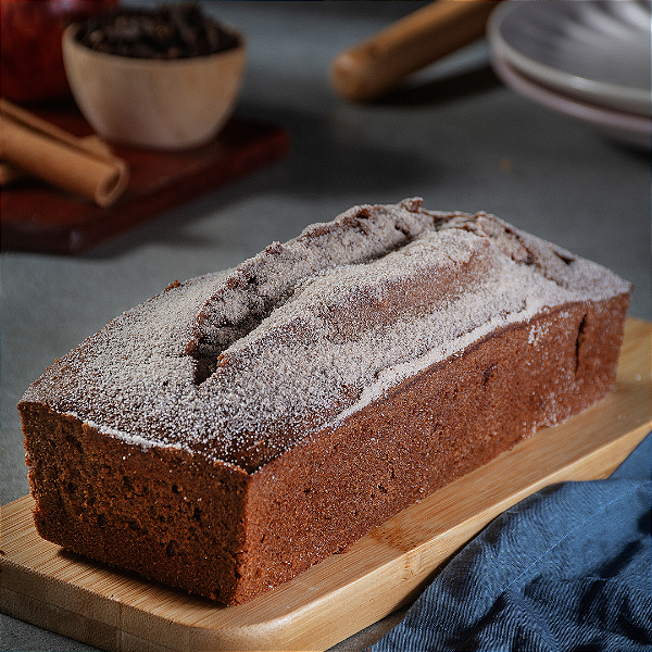 Bolo integral de maçã com canela
