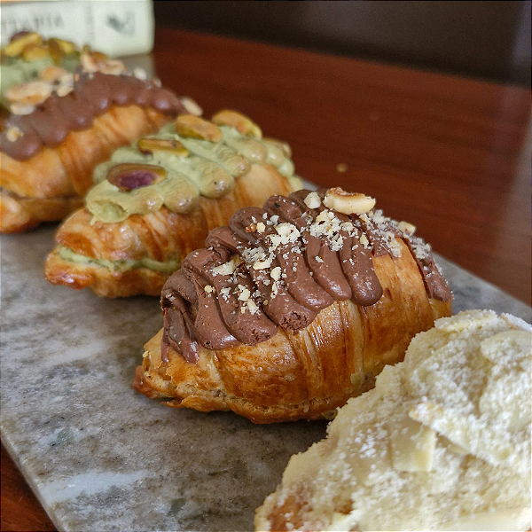 Trio de mini croissant de Nutella
