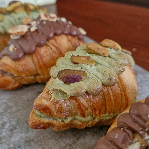 Trio de mini croissant de Pistache
