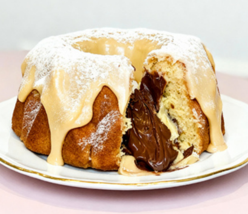 Bolo de ninho com nutella