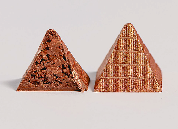 Bombom Pirâmide de Nutella Crocante - 20 Unidades