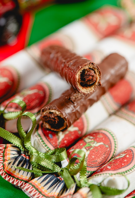 Palito Waffle recheado com Avelã - Natal 2025 (12 unidades)