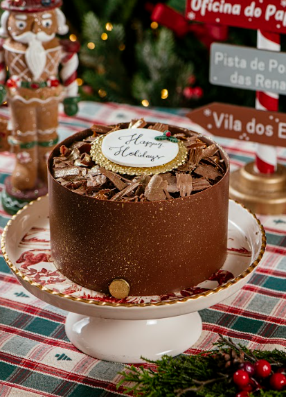 Torta de Pão de Mel - Natal 2025