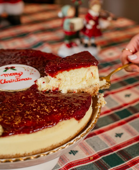 Cheesecake de frutas vermelhas - Natal 2025
