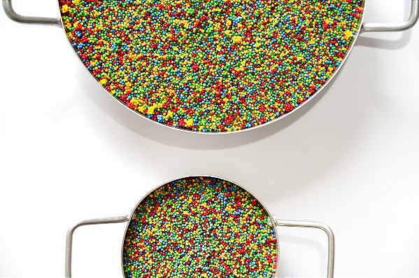 Panelinha de brigadeiro preto de carnaval