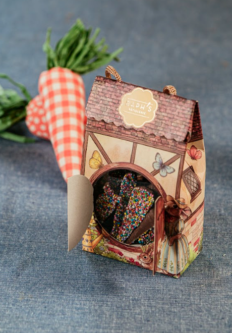 Mini Casinha com cenoura dragê