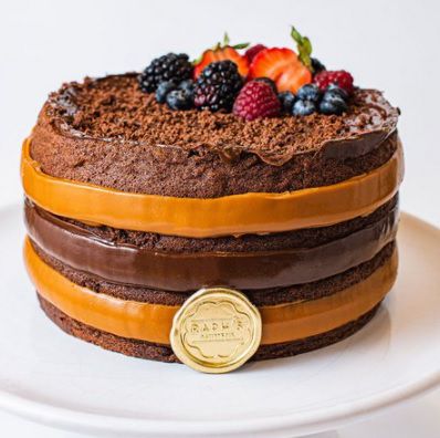 Naked Cake Saudável - Chocolate