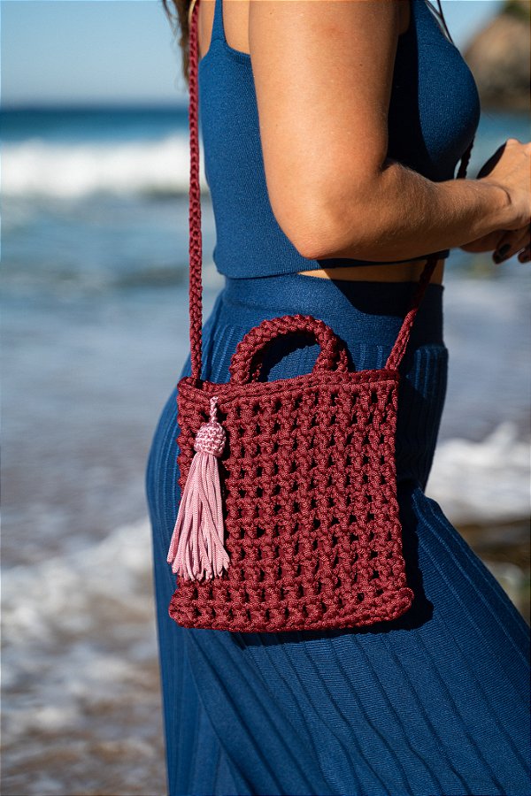 Bolsa Crochê Artesanal