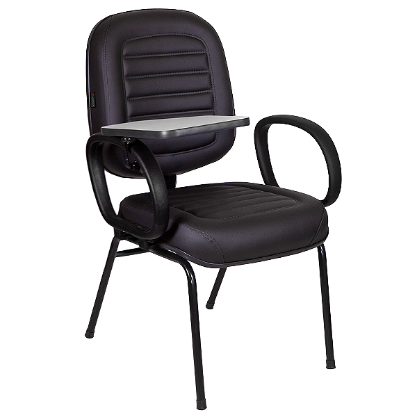 Cadeira Amazon diretor gomo, universitária, sem porta livros, prancheta escamoteavel