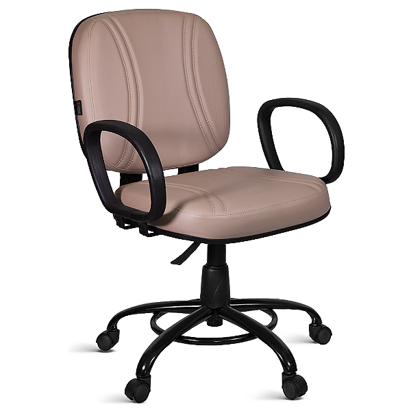 Cadeira GG plus giratoria com braco fixo para obeso