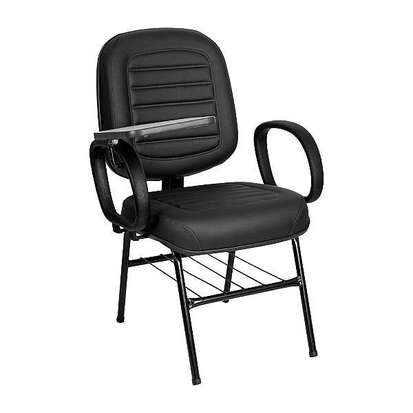 Cadeira Amazon diretor, Universitaria, com porta livros, com prancheta escamoteavel