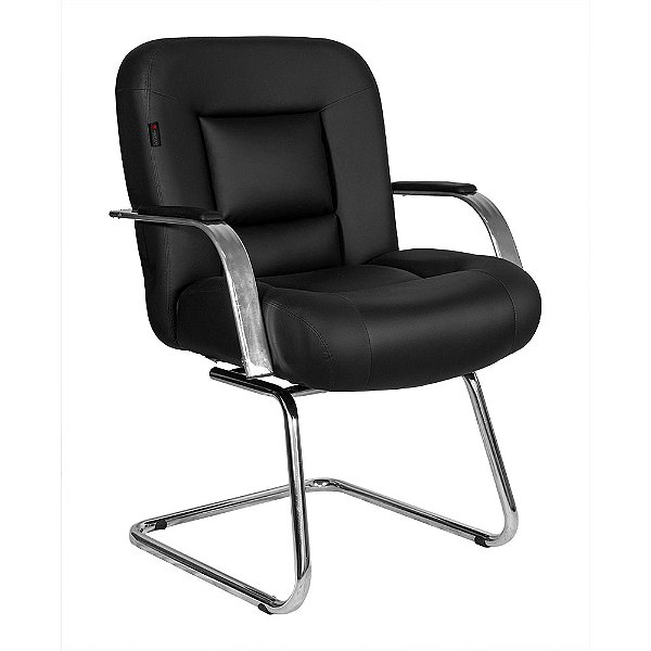 Agata Diretor, com braço aluminio, pe fixo cromado