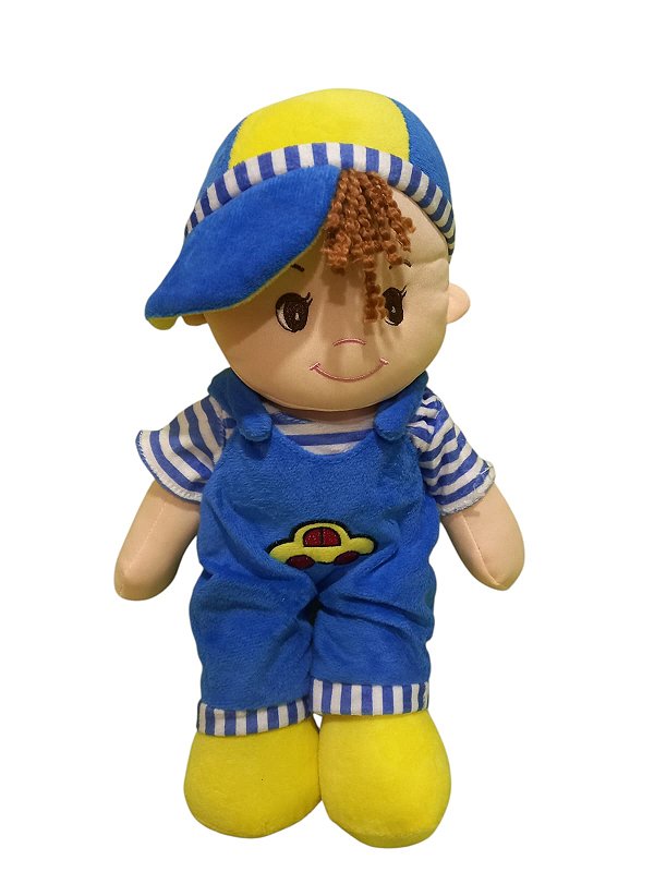 Boneco Fernadinho azul escuro em plush