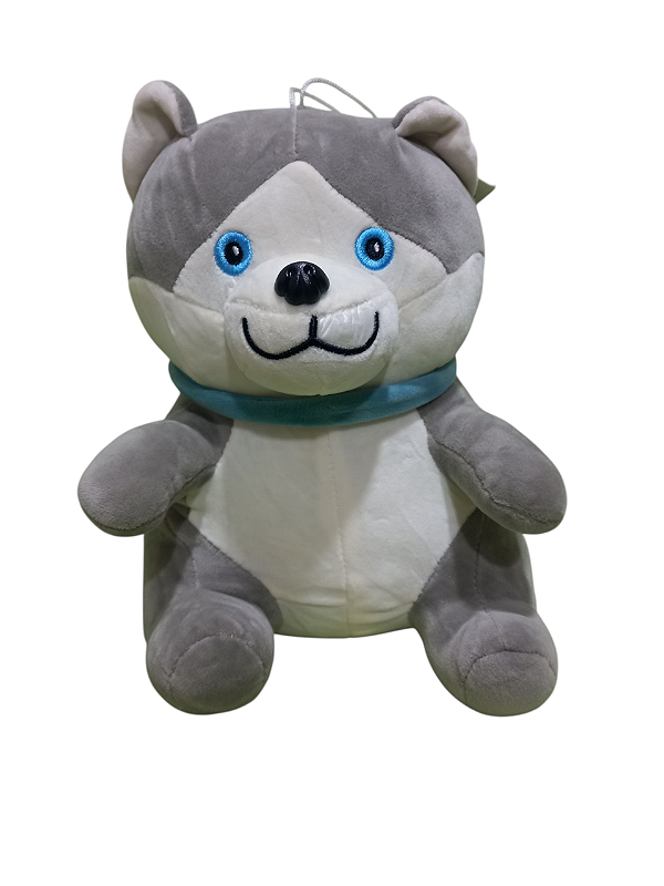 Bicho de Pelúcia cachorro hask em plush