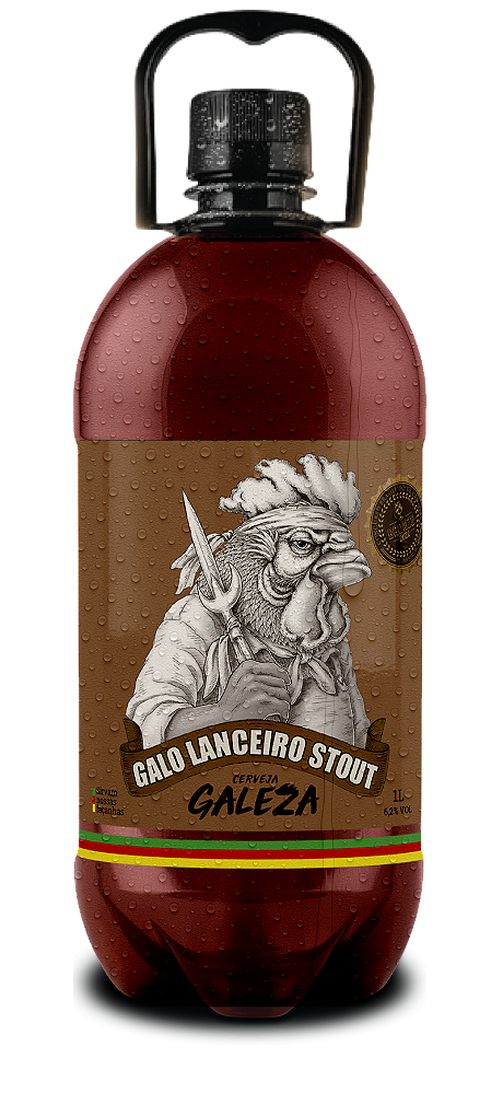 Growler Galeza Galo Lanceiro Stout 1,0L