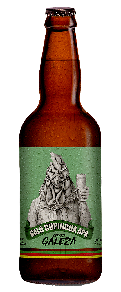 Cerveja Artesanal Galeza Galo Cupincha APA 500ml