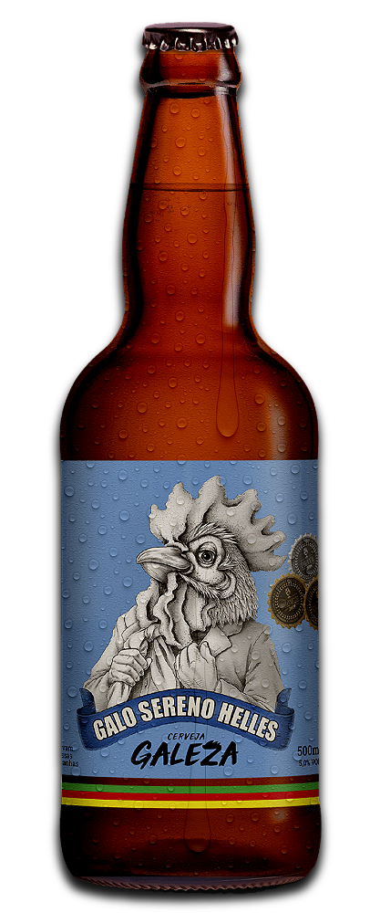 Cerveja Artesanal Galeza Galo Sereno Helles 500ml