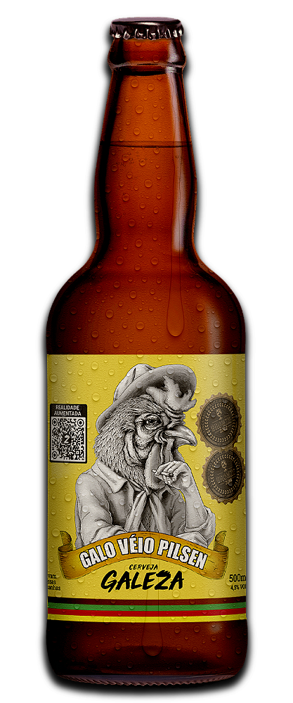 Cerveja Artesanal Galeza Galo Véio Pilsen 500ml