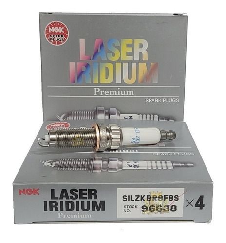 Jogo De Vela Ngk Bmw 320i 2.0 N20 Flex Desde 2012 Silzkbr8f8s 4 Velas