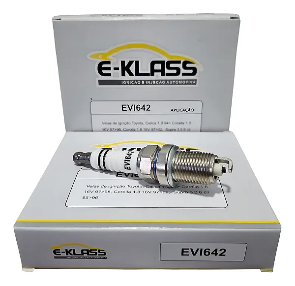 Jogo 4 velas Corolla 1.6 1.8 16V 1997 a 2002 Eklass EVI642