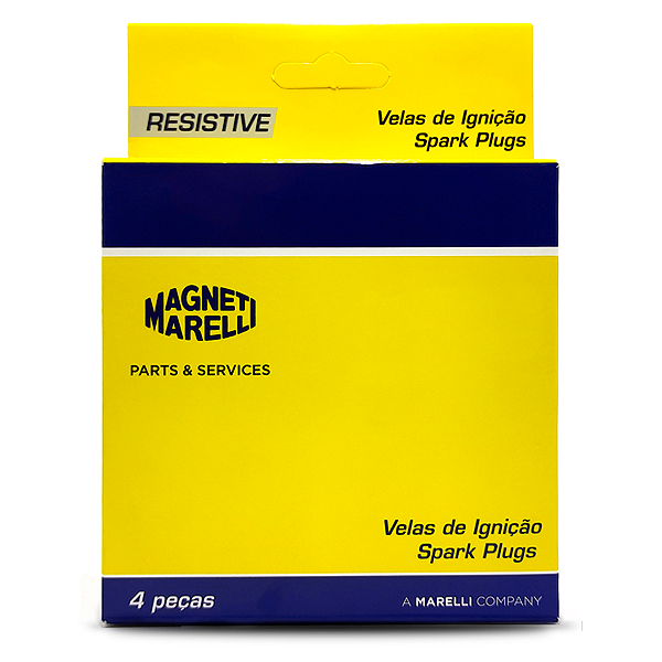 Jogo 4 velas Magneti Marelli Logan Sandero Duster 1.6 16v K4M Até 2016 K6RTCMM10