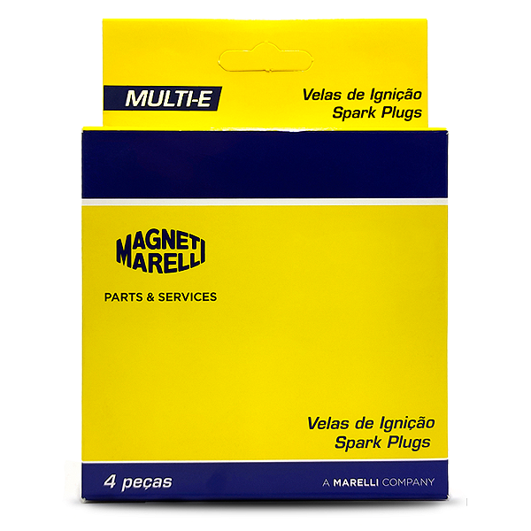 Jogo 4 Velas Classe A160 1.6 Gol G3 1.6 8v AP Power Flex 2003 A 2006 Magneti Marelli K6RTJYMM10