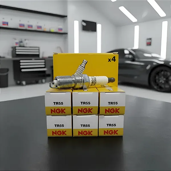 Jogo 6 Velas Blazer S10 4.3 V6 Vortec Ranger 4.0 V6 95 A 2003 Gasolina Ngk Tr55
