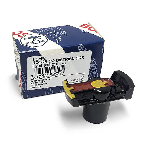 Rotor Distribuidor Bosch Monza Kadett Ipanema Carburado 1.6 1.8 2.0 1986 a 1991 Bosch 1234332216