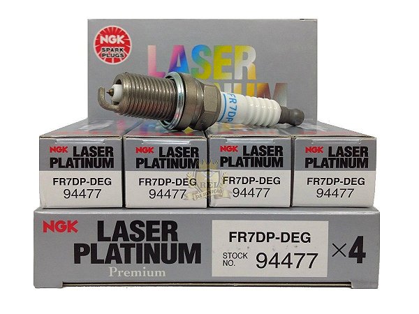 NGK FR7DPDEG VELA DE IGNIÇÃO LASER PLATINUM 4 VELAS