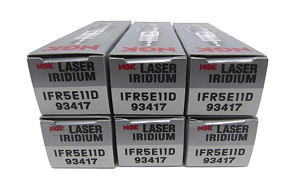 NGK IFR5E11D VELA DE IGNIÇÃO LASER IRIDIUM 6 VELAS
