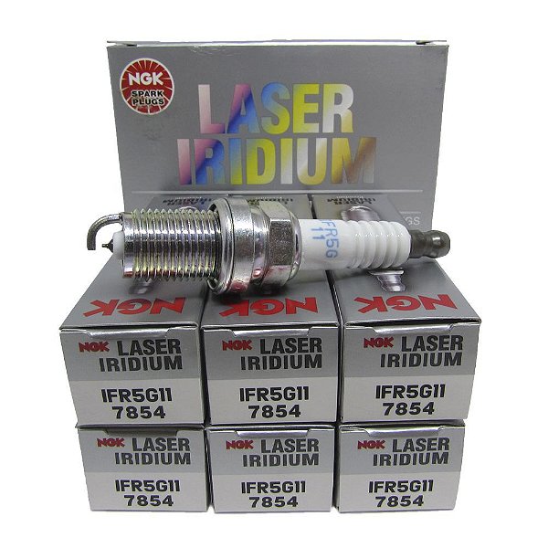 NGK IFR5G11 VELA DE IGNIÇÃO LASER IRIDIUM 6 VELAS
