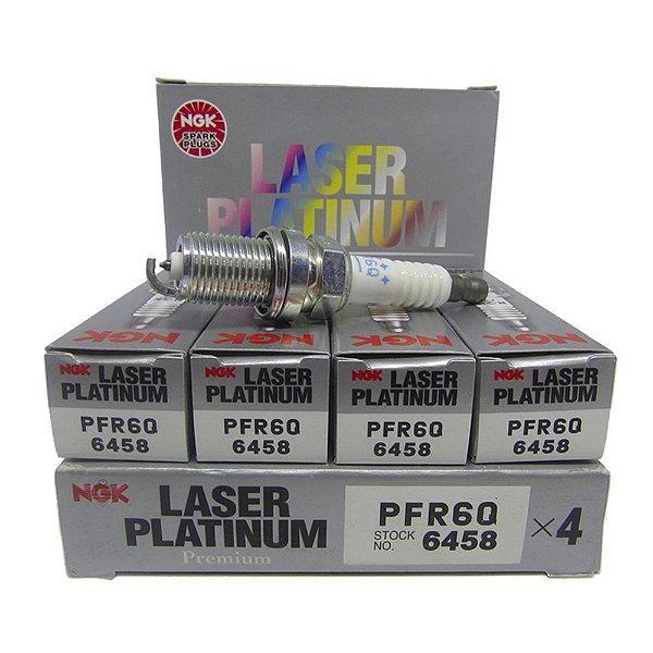 NGK PFR6Q VELA DE IGNIÇÃO LASER PLATINUM 4 VELAS