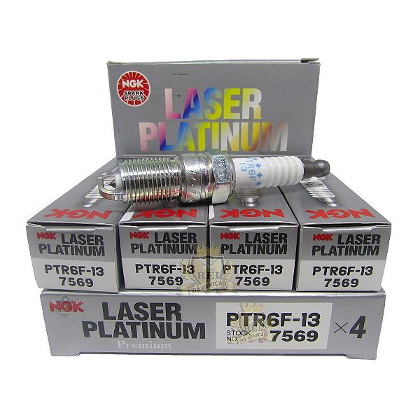 NGK PTR6F13 VELA DE IGNIÇÃO LASER PLATINUM 4 VELAS