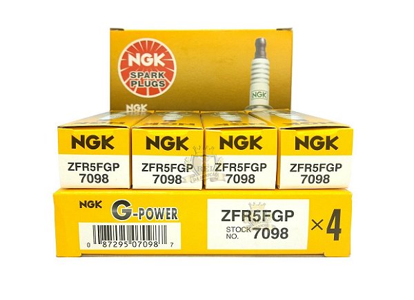 NGK ZFR5FGP VELA DE IGNIÇÃO PLATINUM GPOWER 4 VELAS